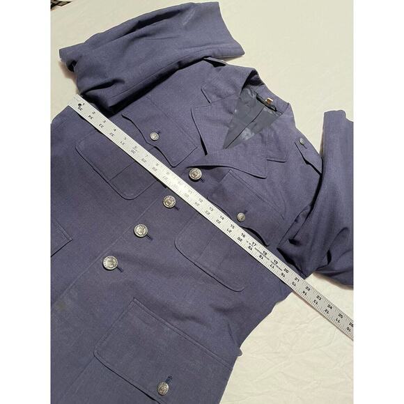 Barrister Corporation Wool 39R Jacket Military Air Force Tropical Blue AF 84 - Picture 10 of 10
